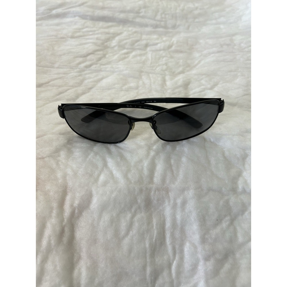 Ray-Ban RB 3413 002 59-18 3N Sunglasses Black - Frames Only